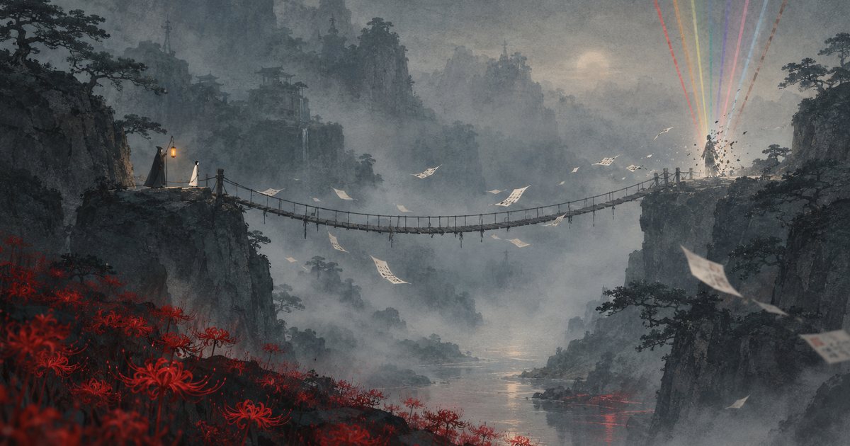 Dear Z. ink-wash concept art